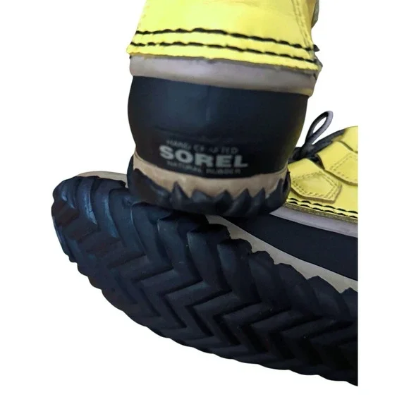 Sorel Women's Winter Boots in Yellow and Black - Picture 6 of 8